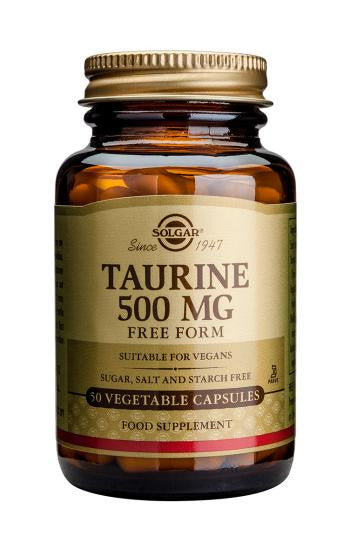 Taurine 500 mg Vegetable Capsules