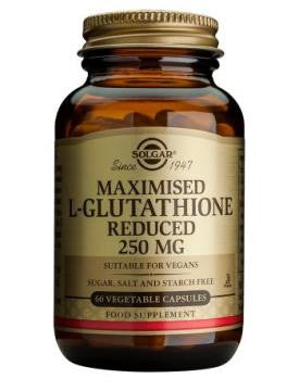 Maximised L-Glutathione (Reduced) 250 mg Vegetable Capsules