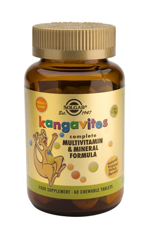 Kangavites(R) Multivitamin & Mineral Chewable Tablets Tropical Punch