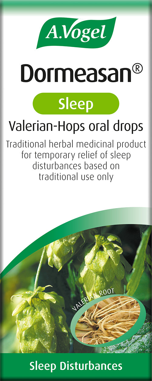 Dormeasan® Valerian & Hops Dormeasan® Valerian-Hops works as a sleeping aid