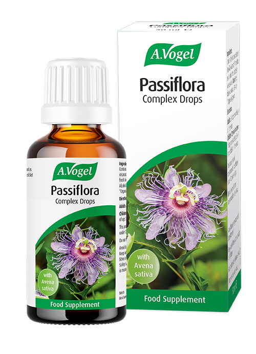 Passiflora and Avena sativa Combination of fresh herb tinctures of passiflora and oat herb
