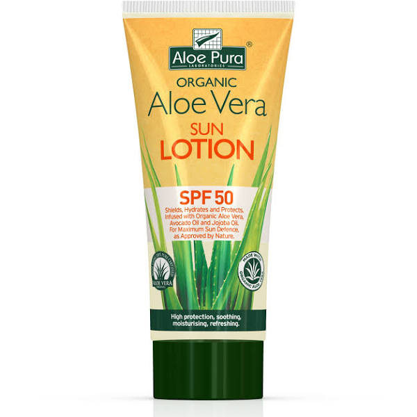 Aloe Pura Organic Aloe Vera Sun Lotion SPF50