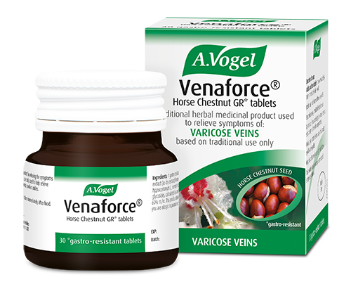 Venaforce® – Horse Chestnut tablets for varicose veins An extract of freshly harvested horse chestnut seeds