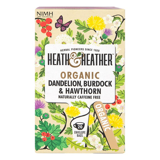 Heath & Heather Org Dandelion, Burdock & Hawthorn