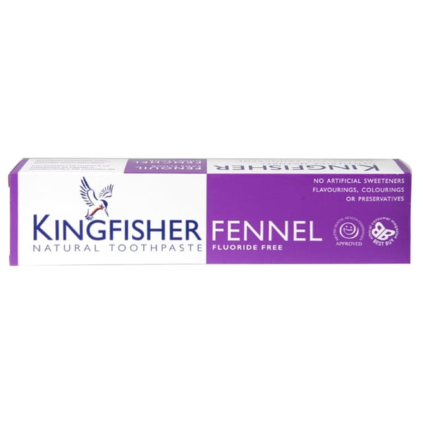 Kingfisher Fluoride Free Fennel toothpaste - Simply Vits
