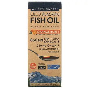 Wiley's Alaskan Fish oil Orange Burst 150ml