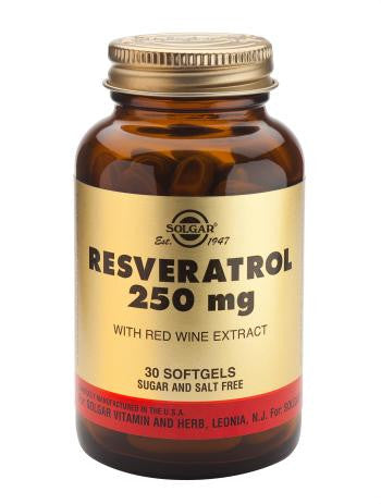 Resveratrol 250 mg Softgels