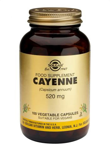 Cayenne 520 mg Vegetable Capsules
