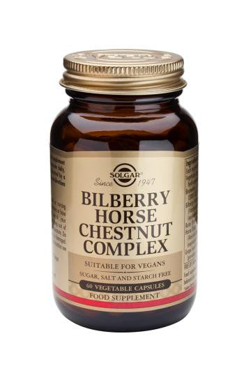 Bilberry Horse Chestnut Complex Vegetable Capsules