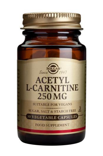 Acetyl-L-Carnitine 250 mg Vegetable Capsules