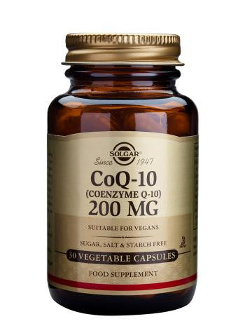 Coenzyme Q-10 200 mg Vegetable Capsules