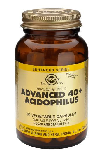 Advanced 40+ Acidophilus (100% Dairy Free) Vegetable Capsules