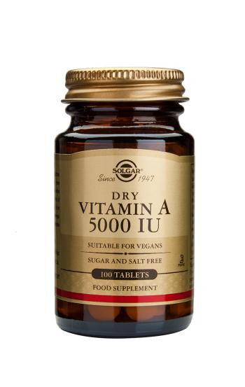 Dry Vitamin A 5000 IU Tablets