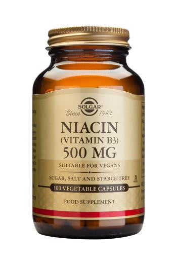 Niacin 500 mg (Vitamin B3) Vegetable Capsules