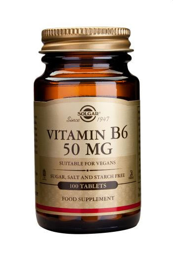 Vitamin B6 50 mg Tablets