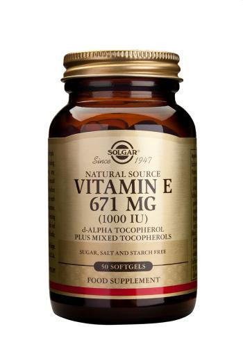 Vitamin E 671 mg (1000 IU) Softgels