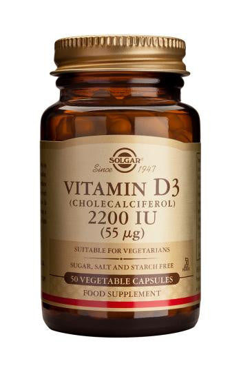 Vitamin D3 2200 IU (55 µg) Vegetable Capsules