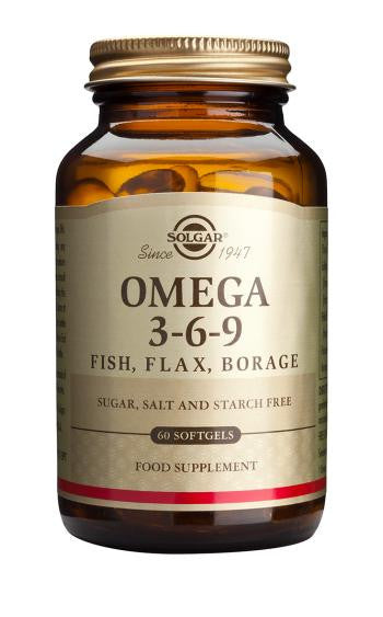 Omega 3-6-9 Fish, Flax, Borage Softgels