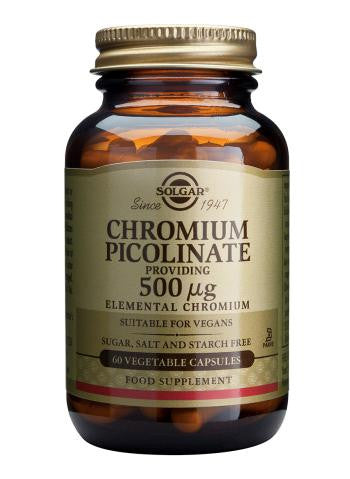 Chromium Picolinate 500 µg Vegetable Capsules