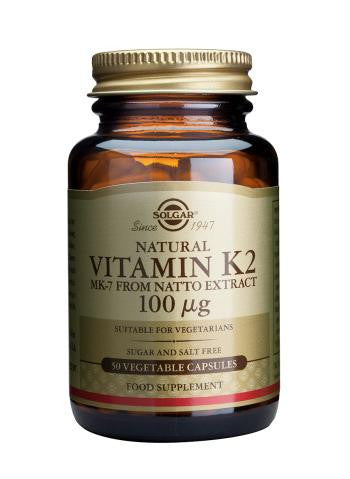 Vitamin K2 100 µg Vegetable Capsules
