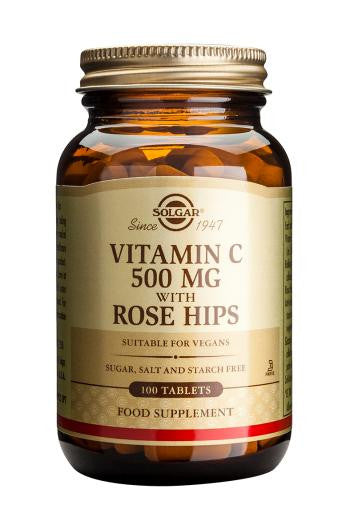 Vitamin C 500 mg with Rose Hips Tablets
