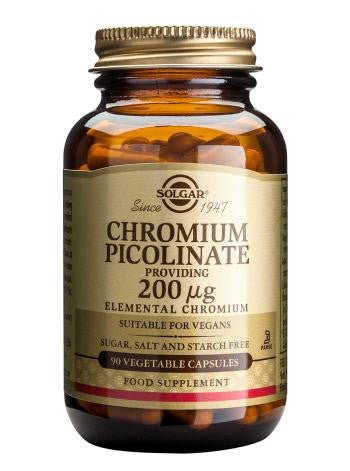 Chromium Picolinate 200 µg Vegetable Capsules