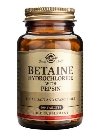 Betaine Hydrochloride with Pepsin Tablets