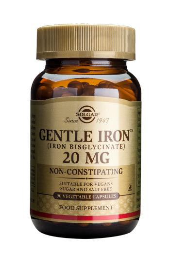 Gentle Iron(TM) 20 mg Vegetable Capsules