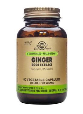 Ginger Root Extract Vegetable Capsules