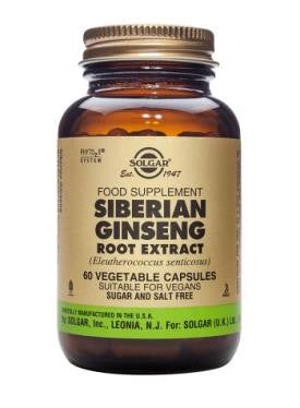 Siberian Ginseng Root Extract Vegetable Capsules