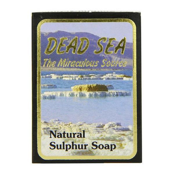 Malki Dead Sea Soaps Natural Sulphur Soap Vegan 90g