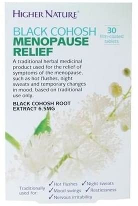 Higher Nature Black Cohosh Menopause Relief