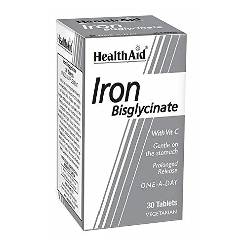 HealthAid Iron Bisglycinate 30s