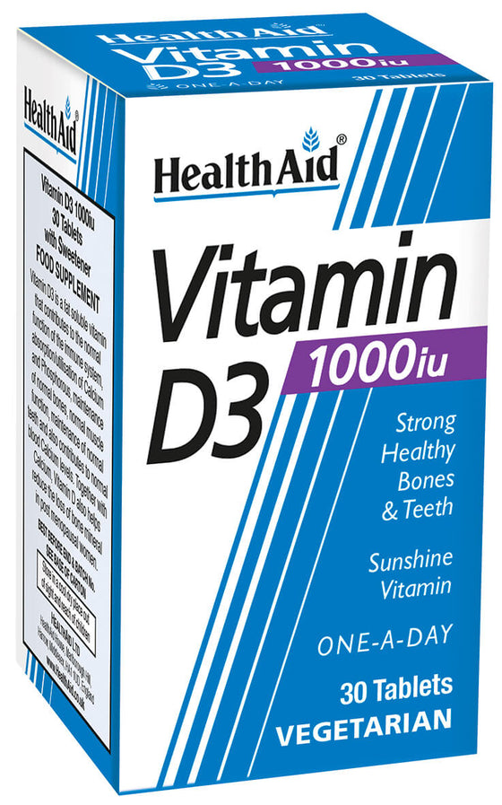 HealthAid Vitamin D3 1000iu 30s