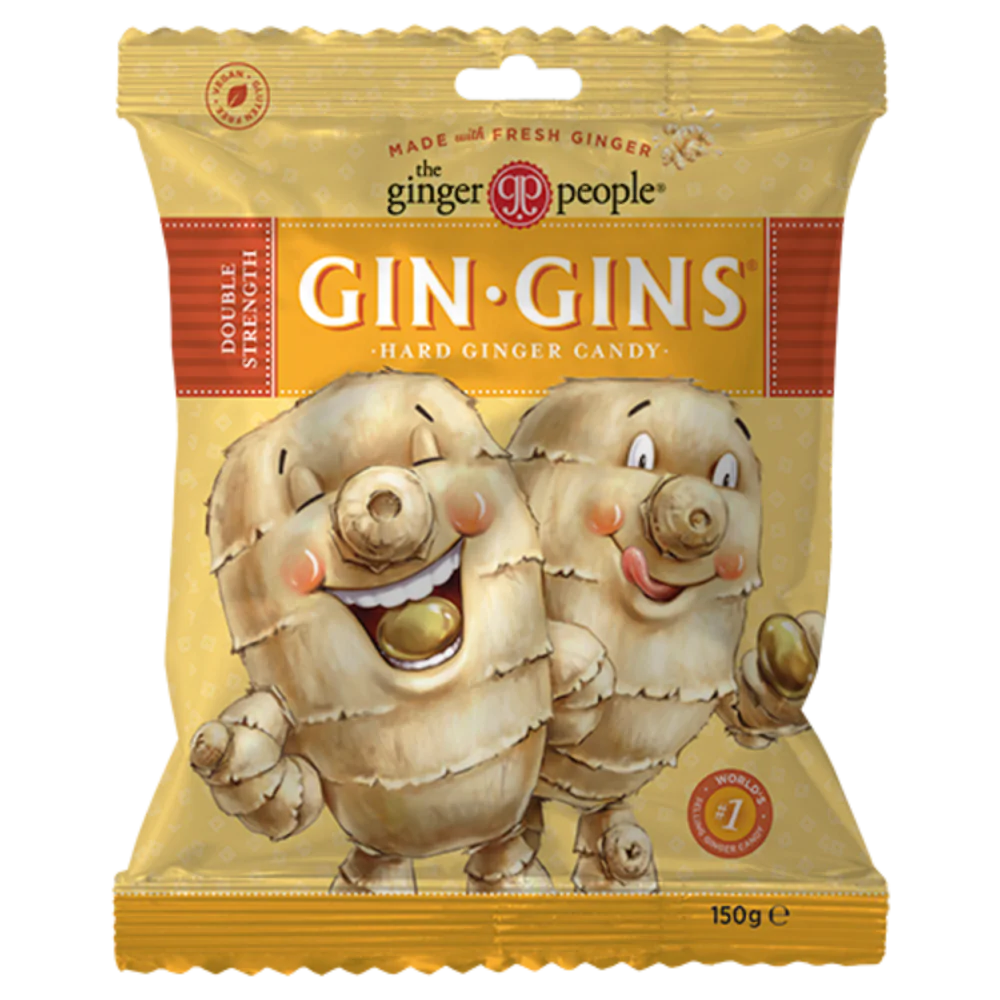 The Ginger People Double Strength Gin Gins 150g bag