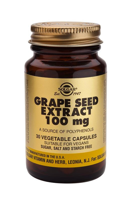 Grape Seed Extract 100 mg Vegetable Capsules