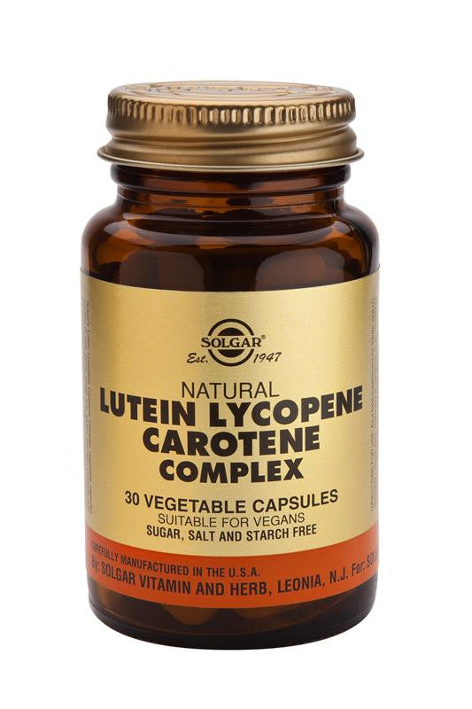 Lutein Lycopene Carotene Complex Vegetable Capsules