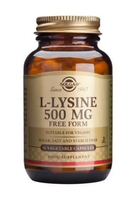 L-Lysine 500mg Vegetable Capsules
