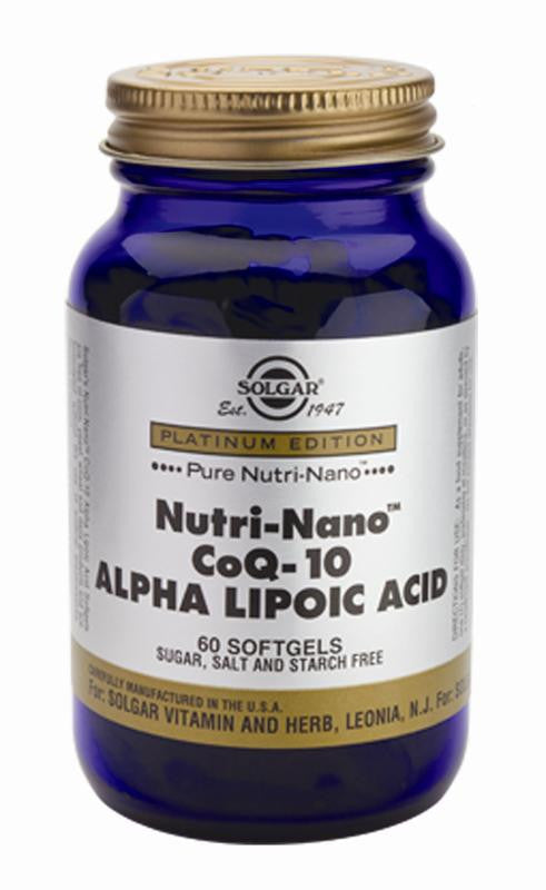 Nutri-Nano(TM) CoQ-10 Alpha Lipoic Acid Softgels