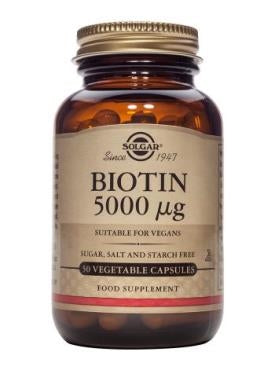 Biotin 5000 µg Vegetable Capsules
