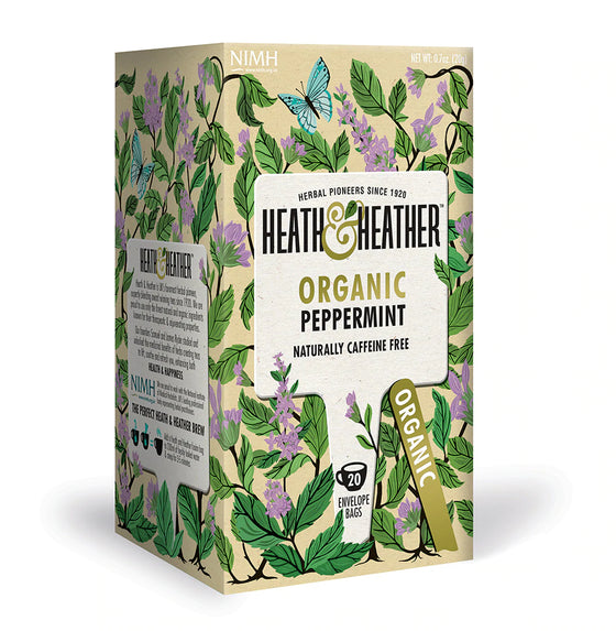 Heath &Heather Organic Peppermint teabags
