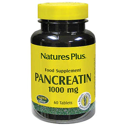 Natures Plus Pancreatin 1000mg 60 tablets