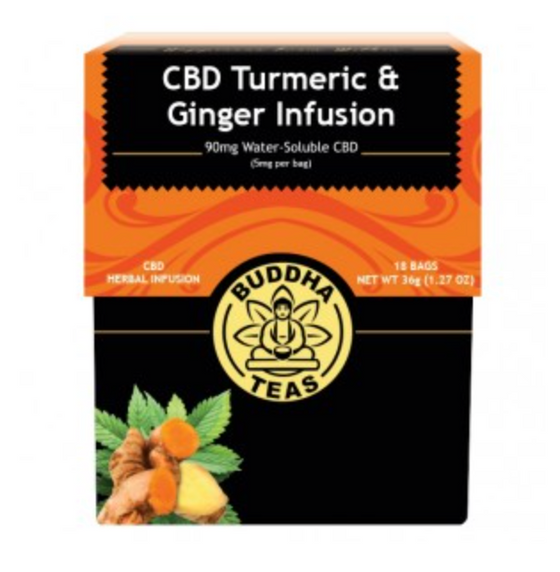 Organic CBD Turmeric & Ginger Infusion 18 teabags