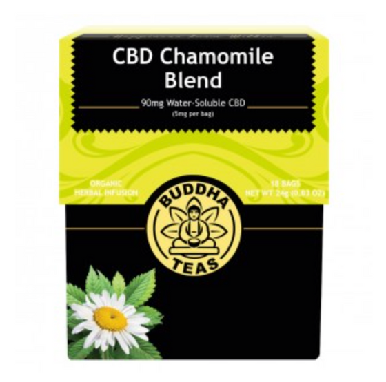 Buddha teas Organic CBD Chamomile Blend 18 Teabags