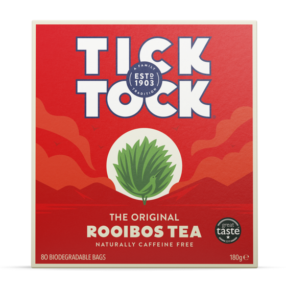 Tick tock Rooibosh 80 bags