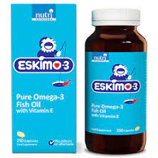 Nutri Eskimo 3 Pure Omega 3 Fish oil 250 capsules