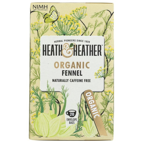 Heath & Heather Org Fennel teabags