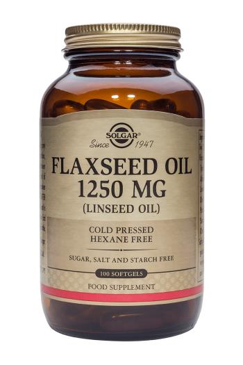 Cold Pressed Flaxseed Oil 1250 mg Softgels