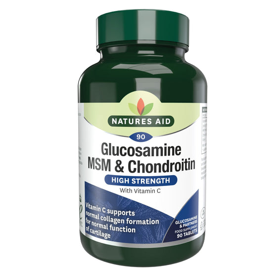 Natures Aid Glucosamine,  MSM & Chondroitin 90s