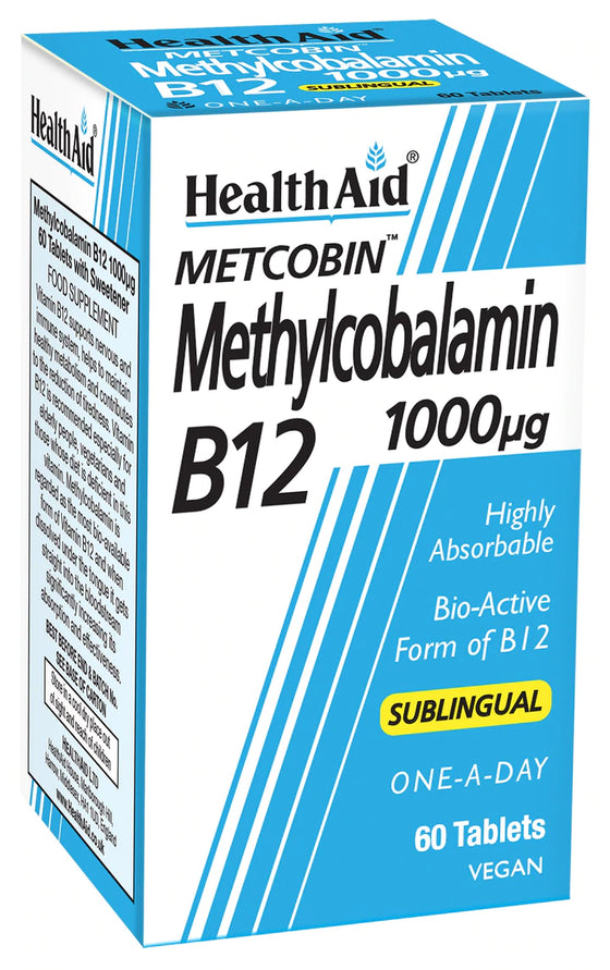 HealthAid Methylcobalamin B12 sublingual 1000ug